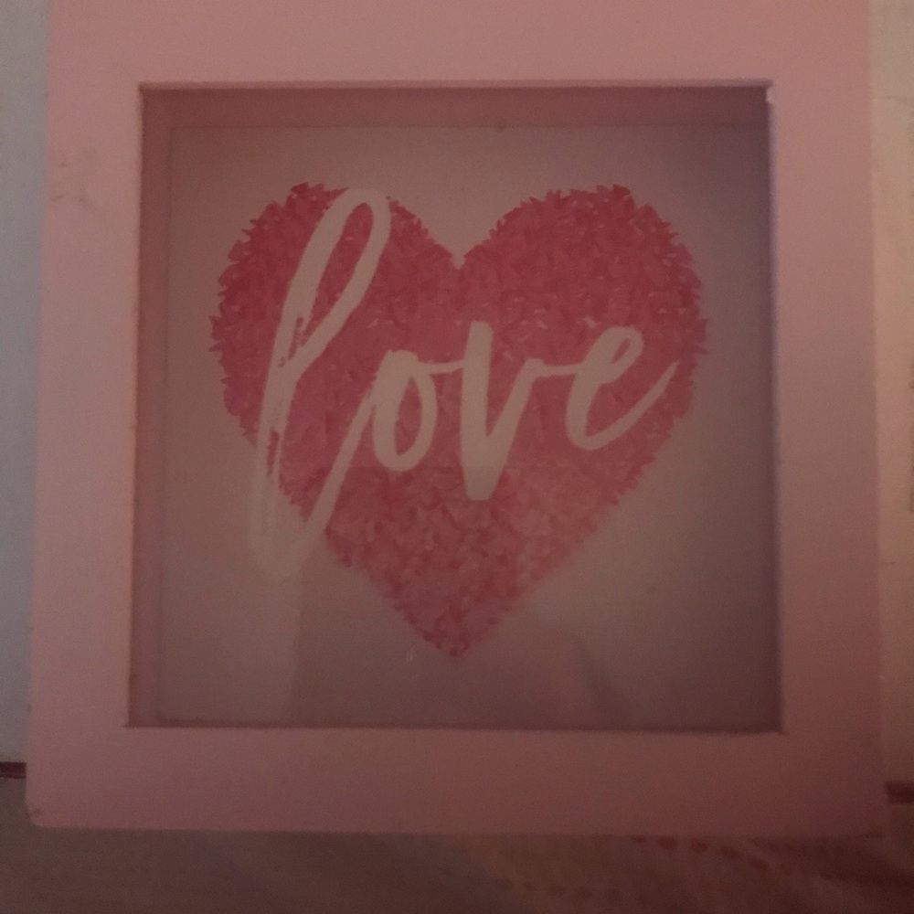 Love shadow wall box